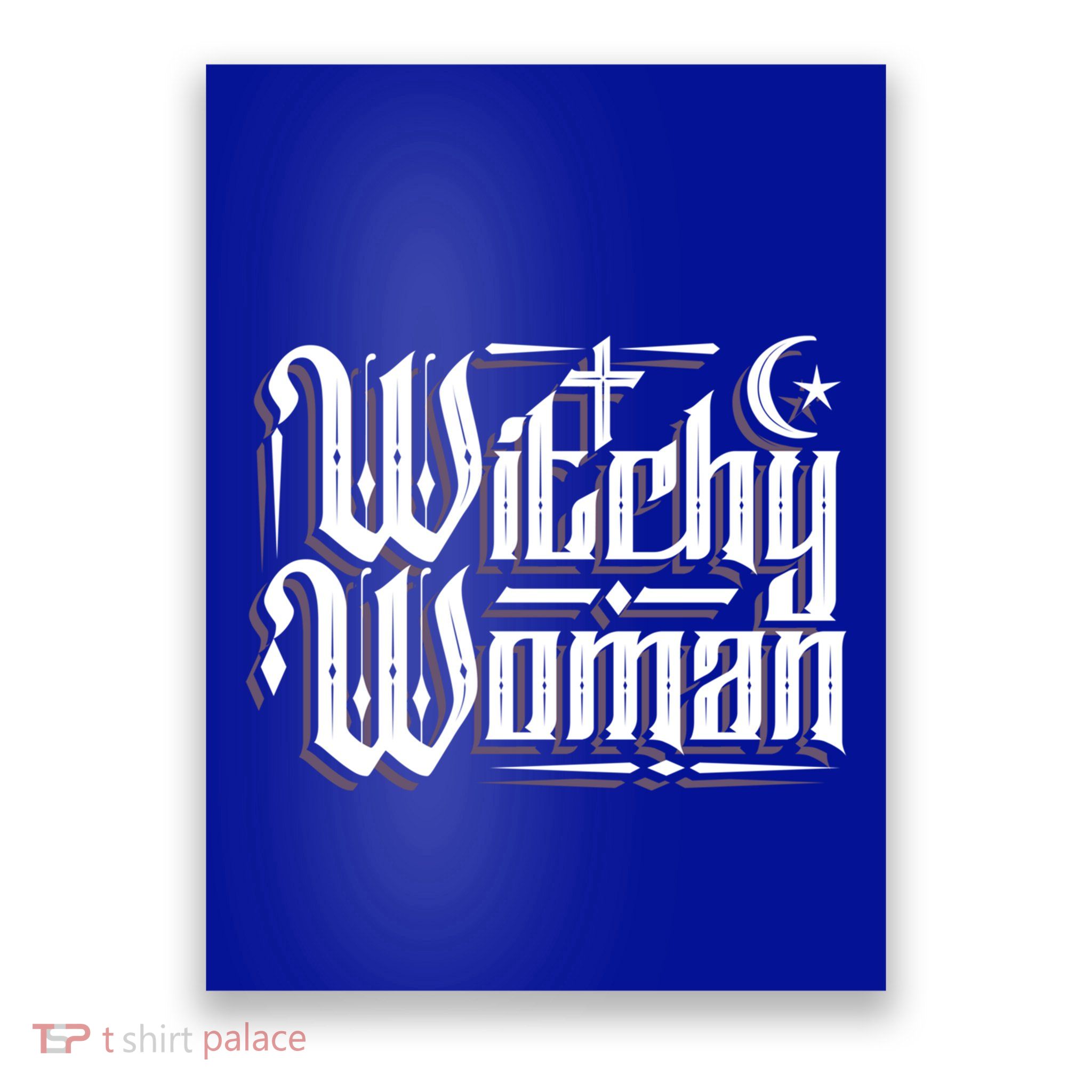Witchy Wicca Moon Cute Gift Poster