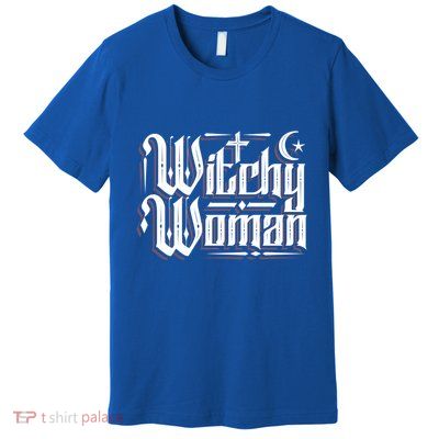 Witchy Wicca Moon Cute Gift Premium T-Shirt