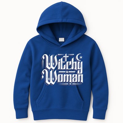 Witchy Wicca Moon Cute Gift Kids Hoodie