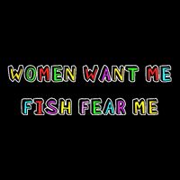 Women Want Me Fish Fear Me Funny Fishing Drawstring Bag