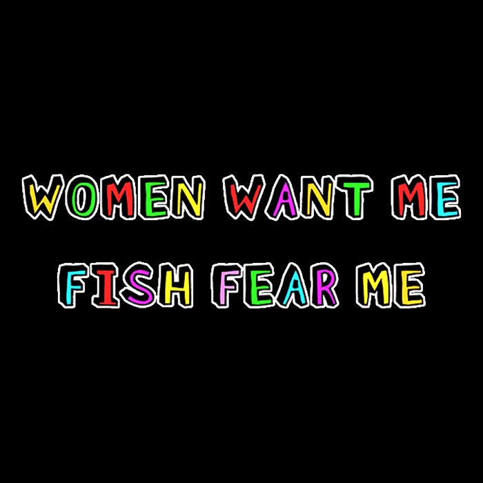 Women Want Me Fish Fear Me Funny Fishing Drawstring Bag