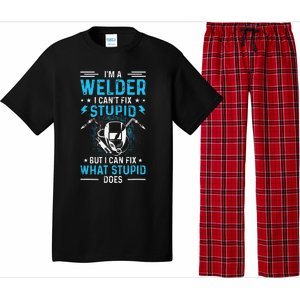 Welder Welding Matching Funny Gift Fathers Day Gift Pajama Set