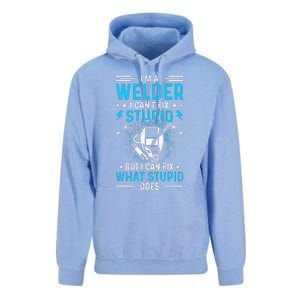 Welder Welding Matching Funny Gift Fathers Day Gift Unisex Surf Hoodie