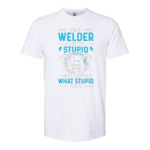 Welder Welding Matching Funny Gift Fathers Day Gift Softstyle CVC T-Shirt