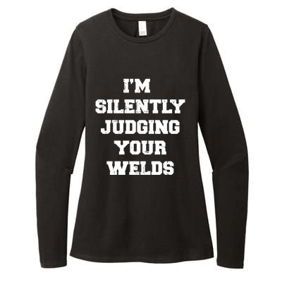 Welder Welding Metal Worker Blacksmith Fabricator Gift Womens CVC Long Sleeve Shirt