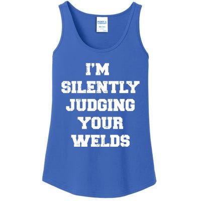 Welder Welding Metal Worker Blacksmith Fabricator Gift Ladies Essential Tank