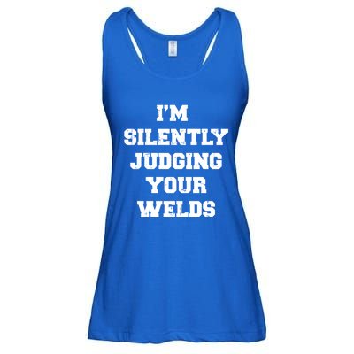 Welder Welding Metal Worker Blacksmith Fabricator Gift Ladies Essential Flowy Tank