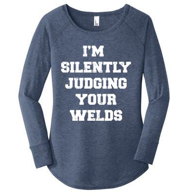 Welder Welding Metal Worker Blacksmith Fabricator Gift Women's Perfect Tri Tunic Long Sleeve Shirt