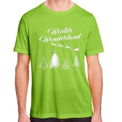 Winter Wonderland My Christmas Pajama Family Xmas Adult ChromaSoft Performance T-Shirt