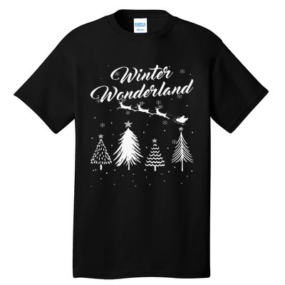 Winter Wonderland My Christmas Pajama Family Xmas Tall T-Shirt