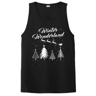 Winter Wonderland My Christmas Pajama Family Xmas PosiCharge Competitor Tank