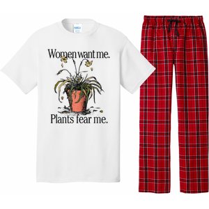 Women Want Me Plants Fear Me Pajama Set