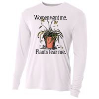 Women Want Me Plants Fear Me Cooling Performance Long Sleeve Crew