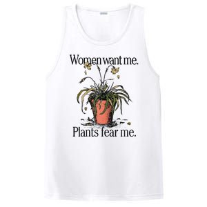 Women Want Me Plants Fear Me PosiCharge Competitor Tank