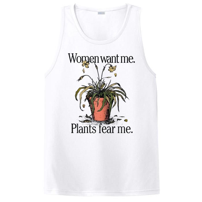 Women Want Me Plants Fear Me PosiCharge Competitor Tank