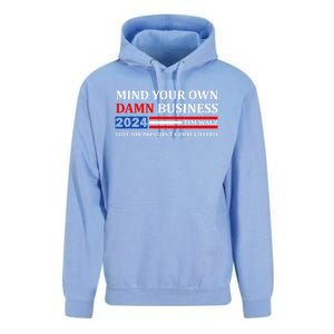 Walz Waltz Mind Your Own Damn Business Harris Waltz Unisex Surf Hoodie