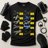 Ww2 Warplanes Most Lethal Airplanes P51 Mustang Performance Shirt