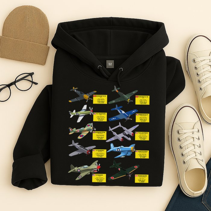 Ww2 Warplanes Most Lethal Airplanes P51 Mustang Hoodie