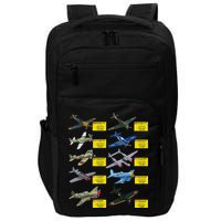 Ww2 Warplanes Most Lethal Airplanes P51 Mustang Impact Tech Backpack