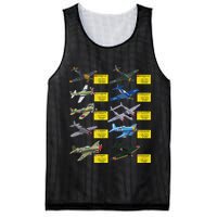 Ww2 Warplanes Most Lethal Airplanes P51 Mustang Mesh Reversible Basketball Jersey Tank