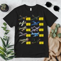 Ww2 Warplanes Most Lethal Airplanes P51 Mustang Premium T-Shirt
