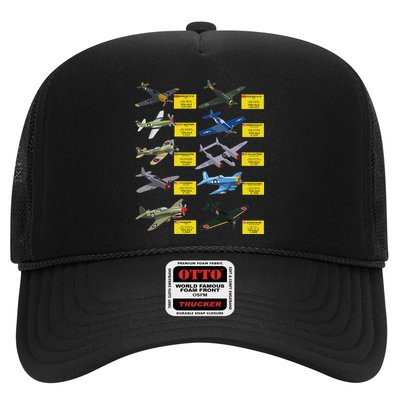 Ww2 Warplanes Most Lethal Airplanes P51 Mustang Trucker Hat
