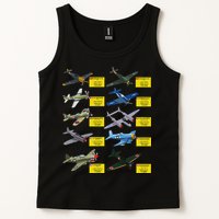Ww2 Warplanes Most Lethal Airplanes P51 Mustang Tank Top
