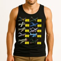 Ww2 Warplanes Most Lethal Airplanes P51 Mustang Tank Top