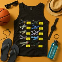 Ww2 Warplanes Most Lethal Airplanes P51 Mustang Tank Top