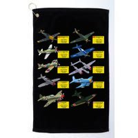 Ww2 Warplanes Most Lethal Airplanes P51 Mustang Golf Towel