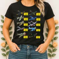 Ww2 Warplanes Most Lethal Airplanes P51 Mustang Womens T-Shirt
