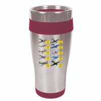 Ww2 Warplanes Most Lethal Airplanes P51 Mustang 16oz Travel Tumbler