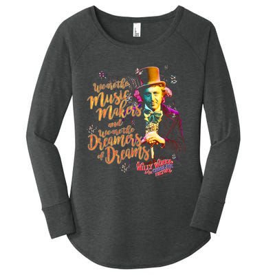 W.I.L.L.Y Wonka Music Makers Women's Perfect Tri Tunic Long Sleeve Shirt