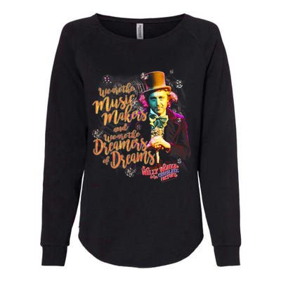 W.I.L.L.Y Wonka Music Makers Womens California Wash Sweatshirt