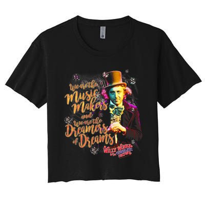 W.I.L.L.Y Wonka Music Makers Women's Crop Top Tee