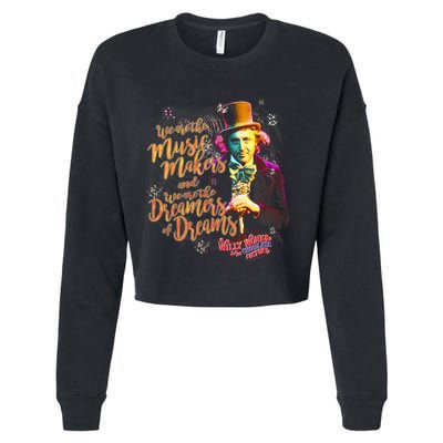 W.I.L.L.Y Wonka Music Makers Cropped Pullover Crew