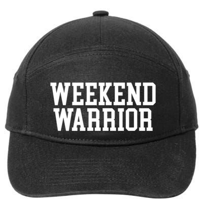 Weekend Warrior Meaningful Gift Party Ing Bar Keg Pong Team Varsity Gift 7-Panel Snapback Hat