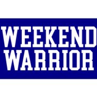 Weekend Warrior Meaningful Gift Party Ing Bar Keg Pong Team Varsity Gift Bumper Sticker