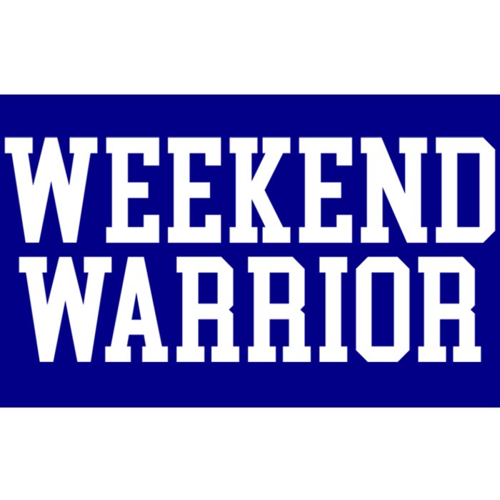 Weekend Warrior Meaningful Gift Party Ing Bar Keg Pong Team Varsity Gift Bumper Sticker