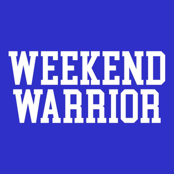 Weekend Warrior Meaningful Gift Party Ing Bar Keg Pong Team Varsity Gift Zip Tote Bag