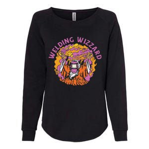 Welding Wizard Metal Worker Welder Womens California Wash Sweatshirt