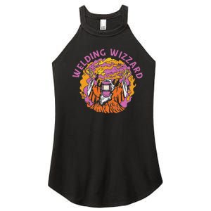 Welding Wizard Metal Worker Welder Women's Perfect Tri Rocker Tank