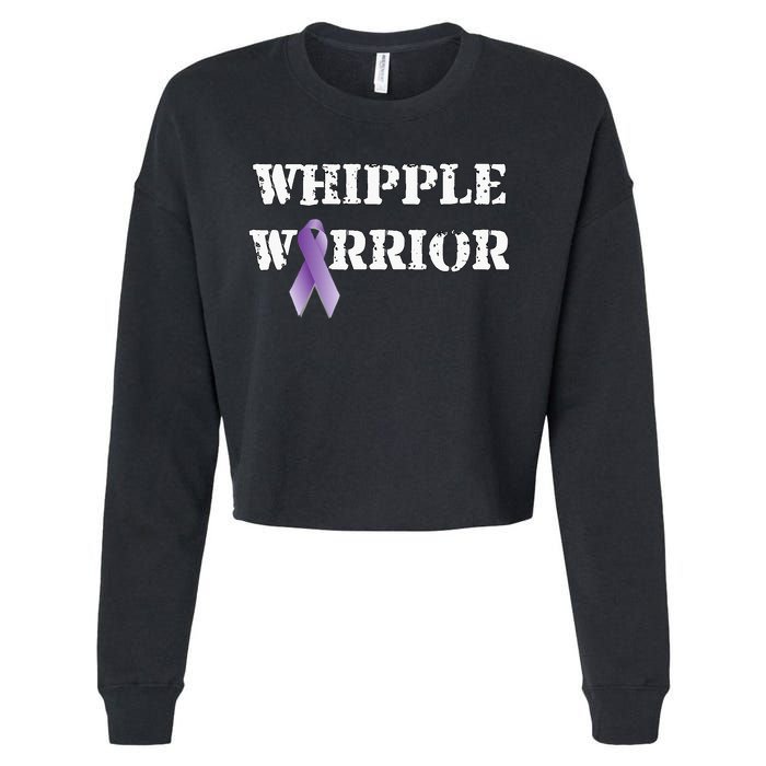 Whipple Warrior  My Battle Scars Tell A Story Cropped Pullover Crew
