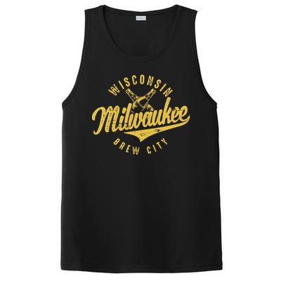 Wo Wisconsin Milwaukee Brew City PosiCharge Competitor Tank