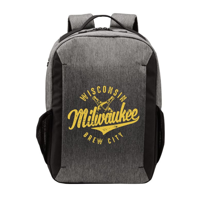 Wo Wisconsin Milwaukee Brew City Vector Backpack