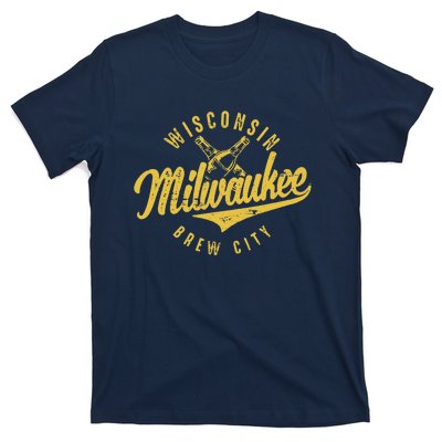 Wo Wisconsin Milwaukee Brew City T-Shirt