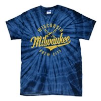 Wo Wisconsin Milwaukee Brew City Tie-Dye T-Shirt