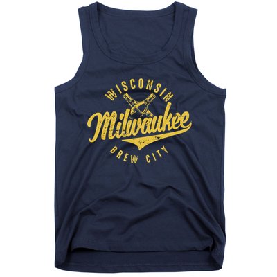 Wo Wisconsin Milwaukee Brew City Tank Top