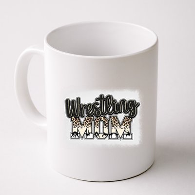 Women Wrestling Mom Bleached Leoard Wrestle Wrestler Mother Coffee Mug