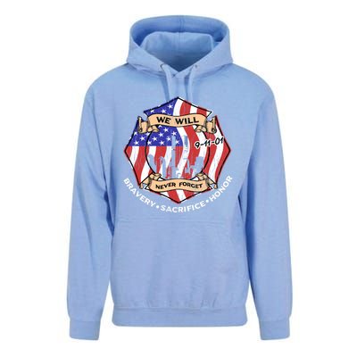 We Will Never Forget 9gift11gift01 Bravery Sacrifice Honor Gift Unisex Surf Hoodie